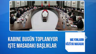 Kabine bugün Beştepe'de toplanıyor! Fon mağdurları, ekonomi ve Terörsüz Türkiye masada