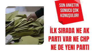 Son seçim anketinde dikkat çeken sonuç! AK Parti ve Yeni Parti'yi geride bırakan yanıt: Hiçbiri