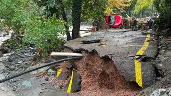 Sapanca'da Yıkıcı Doğal Afet: Köprüler Yıkıldı, Bungalovlar Hasar Gördü!