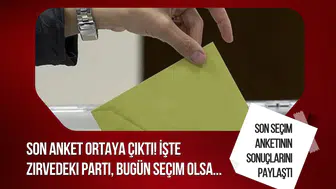 Optimar'ın son seçim anketi açıklandı: AK Parti yüzde 32,4 ile ilk sırada