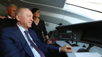Cumhurbaşkanı Erdoğan, Çerkezköy-Kapıkule hızlı tren hattı'nın açılış törenine katıldı