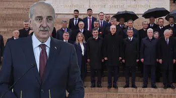 Devlet erkanı Anıtkabir'i ziyaret etti