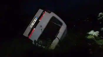 Tokat'ta minibüs takla attı: Sürücü yaralandı