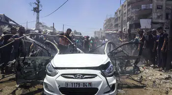 İHA'lar Gazze'de iki aracı hedef aldı: 4 ölü, 14 yaralı