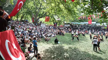 32. Menteşe Beşpınar Yağlı Güreşleri'nde Başpehlivan Erkan Taş oldu