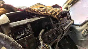 Eskişehir'de park halindeki kamyonette yangın: Navigasyon cihazı patladı