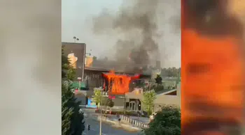 Çankaya'da korkutan yangın: Maddi hasar meydana geldi