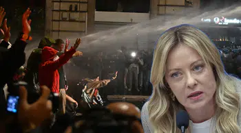 Roma'da protestoculara polis müdahalesi! Meloni'den açıklama
