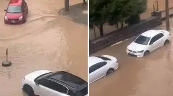 Gaziantep'te sağanak yağış: Yolları göle çevirdi