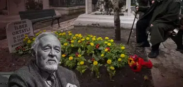 Celal Şengör ve Fatih Altaylı, İlber Ortaylı’nın kabrini ziyaret etti