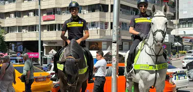 NATO Zirvesi öncesi Ankara'da atlı polis mesaisi