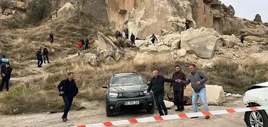 Kapadokya'da peribacası çöktü: 3 yaşamını yitirdi, 5 kişi yaralandı