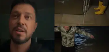 Sağanakta mahsur kalan Murat Boz acil yardım çağrısında bulundu