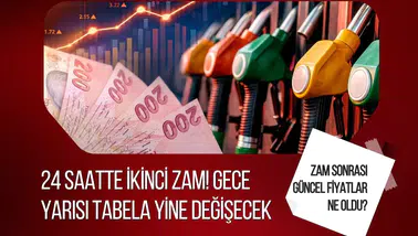 Motorine 24 saatte ikinci zam! Gece yarısı tabelalar yeniden değişecek
