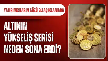Altın fiyatlarında sert hareket! Haftalık yükseliş serisi sona erdi