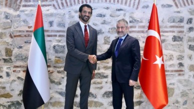 Bakan Nebati BAE Ekonomi Bakanı Abdullah bin Tuk el-Mari ile görüştü