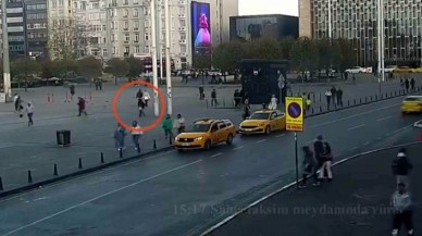 Beyoğlu'ndaki bombalı saldırıyı yapan teröristin olay yerine geliş görüntülerine ulaşıldı
