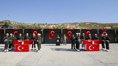 Irak'ın kuzeyinde şehit olan 2 asker için Şırnak'ta tören yapıldı