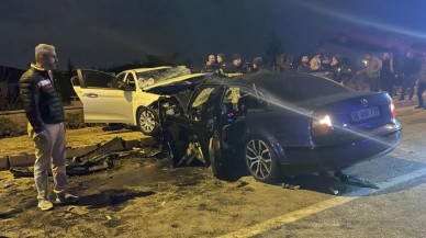 Kayseri Talas'da korkunç kaza: 2 ölü,  6 yaralı