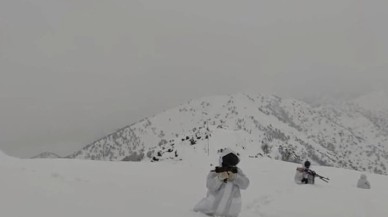 Mehmetçik en zor hava ve arazi koşullarında da görevde!