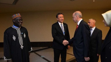 Türk Devletleri Teşkilatı Genel Sekreteri Ömüraliyev,  Erdoğanla görüştü