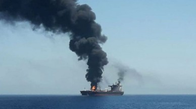 Umman Körfezi'nde bir petrol tankeri bombalı dronla vuruldu