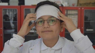 BİLSEM  ortaokul öğrencileri 'ateş düşürücü havlu' geliştirdi