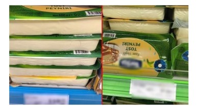Aynı peynirin iki marketteki fiyatı pes dedirtti!