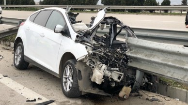 Bursa'da bariyerlere saplanan otomobildeki Mustafa Burak Ekerer öldü