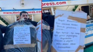 Yunan halkı depremzedeler için seferber oldu. Yardım kolilerinin üstündeki mesaj duygulandırdı