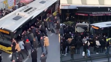 Bahçelievler'de durağa dalan İETT otobüsünün şoföründen tek cümlelik savunma!