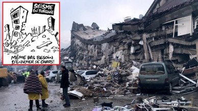 Fransız Charlie Hebdo dergisi,  10 ilimizi yıkan depremle alay etti!