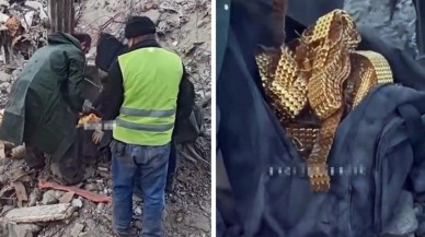 Enkazda bulunan bir çanta dolusu altın kemerin kime ait olduğu ortaya çıktı