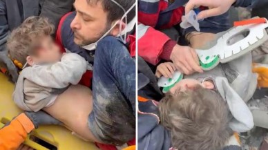 81. saatte kurtarılan 6 yaşındaki Beşir'in ilk isteği bakın ne oldu