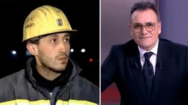 Kurtarma çalışmalarındaki madenciden,  "Hiç canınızı düşünmüyor musunuz?" sorusuna duygulandıran yanıt