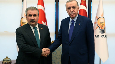 Cumhurbaşkanı Erdoğan,  BBP Genel Başkanı Destici'yi kabul etti. Görüşmeden sonra flaş açıklama