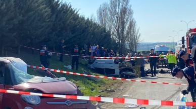 Silivri TEM'de korkunç kaza: 6 kişi öldü