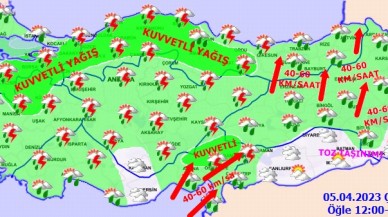 Meteoroloji bu haritayla uyardı: Bu şehirlerde yaşayanlar dikkat çok kuvvetli gelecek