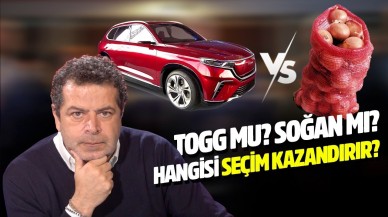 Cüneyt Özdemir canlı yayında 'Seçimi soğan mı yoksa Togg mu kazandırır" anketi yaptı!