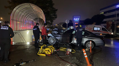 Bursa'da metro hattına düşen otomobildeki Furkan Şenbağ,  Hasan Hüseyin Acar ve Onur Kapıkıran öldü