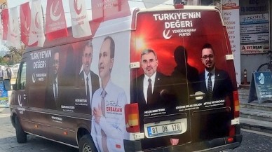 Yeniden Refah Partisi'nden akıl almaz olay. Kadın adayın yüzü yok!