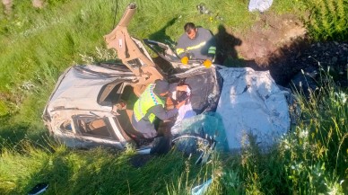 Erzurum'da kaza: Yiğit Ayral öldü. Emrullah Ayral,  Neriman Ayral ve Mert Ayral yaralı