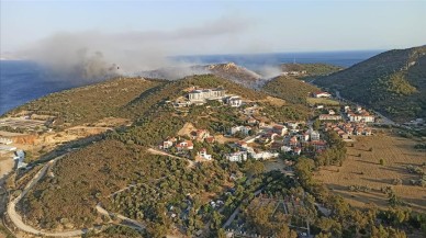 Datça'da Kargı Koyu yandı