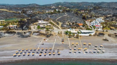 Rodos yerle bir oldu