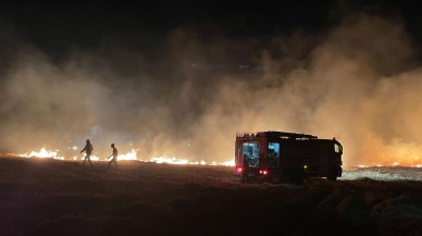 Çatalca'da yangın çıktı
