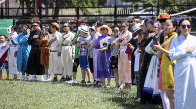 Moğollar Naadam Festivali'ni İstanbul'da düzenledi