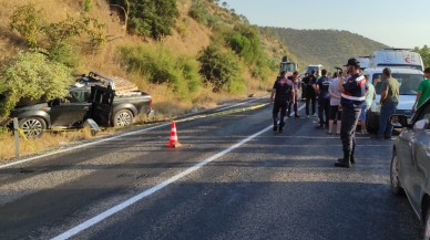 Manisa'da üzerine kaya düşen araçtaki Mehmet Nuri Dağlı öldü,  3 kişi yaralandı