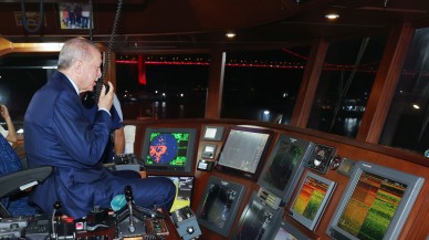 Erdoğan tekneden seslendi: İstanbul Büyükşehir Belediyesini maalesef kayıp verdik,  bulamadık