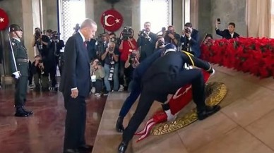 Cumhurbaşkanı Erdoğan Anıtkabir'de söz verdi