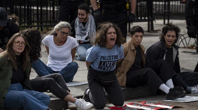 ABD'de Yahudiler Beyaz Saray önünde gösteri yaptı: Filistinlilere soykırımı durdurun